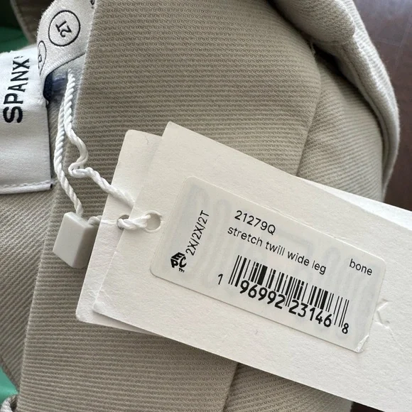 NWT Spanx Supersmooth Stretch Twill Wide Leg Pant Size 2X - Picture 5 of 11